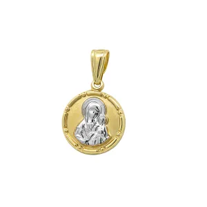 Dichromo Chryso Mentagion Panagia Vrefokratousa