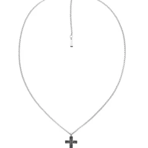 U.S POLO ASSN κολιέ από ανοξείδωτο ατσάλι Silver JW6034NK