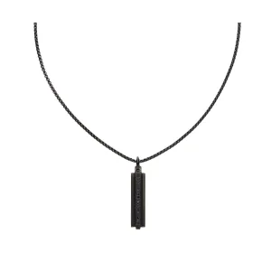 U.S POLO ASSN κολιέ από ανοξείδωτο ατσάλι Black JW6079NK