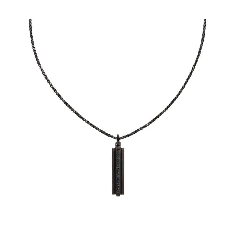 U.S POLO ASSN κολιέ από ανοξείδωτο ατσάλι Black JW6079NK