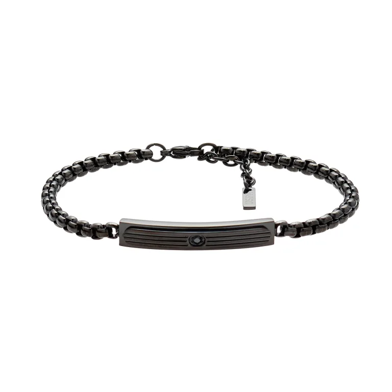 U.S POLO ASSN βραχιόλι από ανοξείδωτο ατσάλι Black JW9316BR
