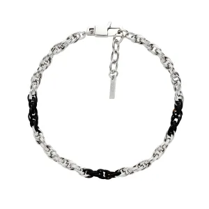 U.S POLO ASSN βραχιόλι από ανοξείδωτο ατσάλι Silver JW9349BR