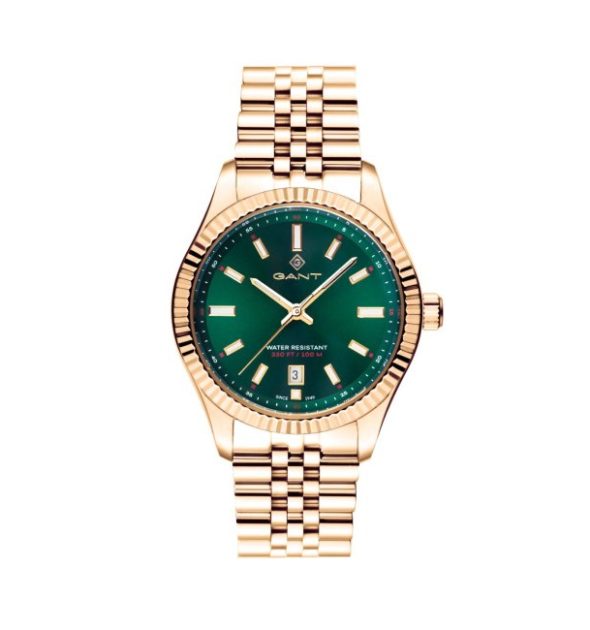 Gant Sussex Mid Gold Tone Green G171009